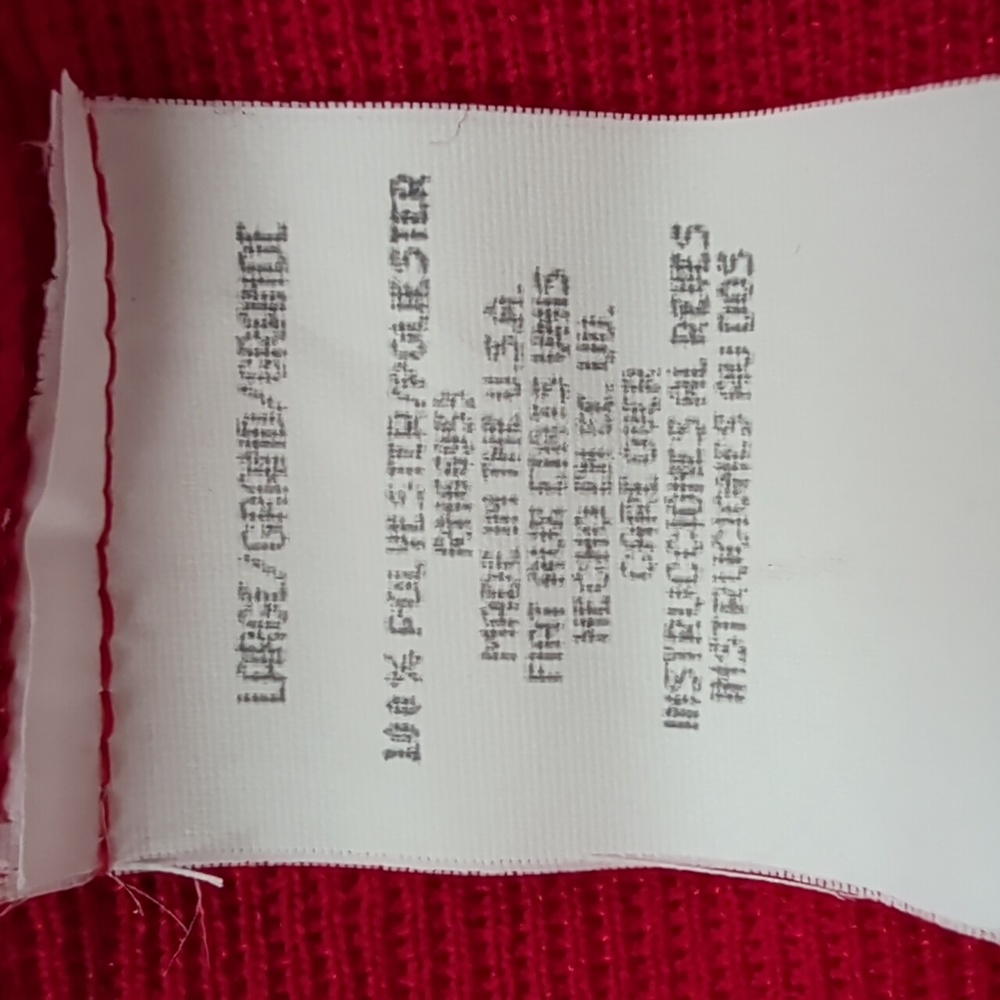 Vtg. Haberdashery by Leslie Fay Sportswear Mock Two-Piece Cardigan LP Red - Picture 9 of 15